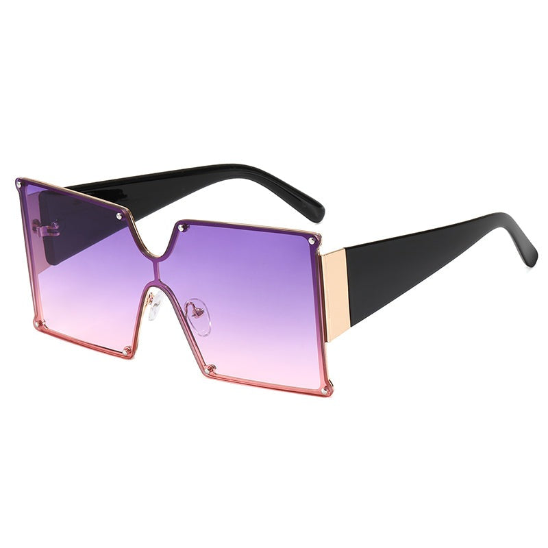 Gradient Square Oversized Sunglasses