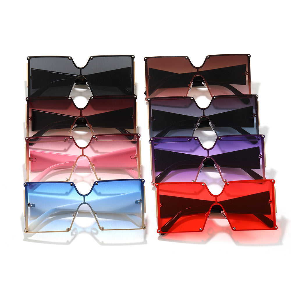 Gradient Square Oversized Sunglasses