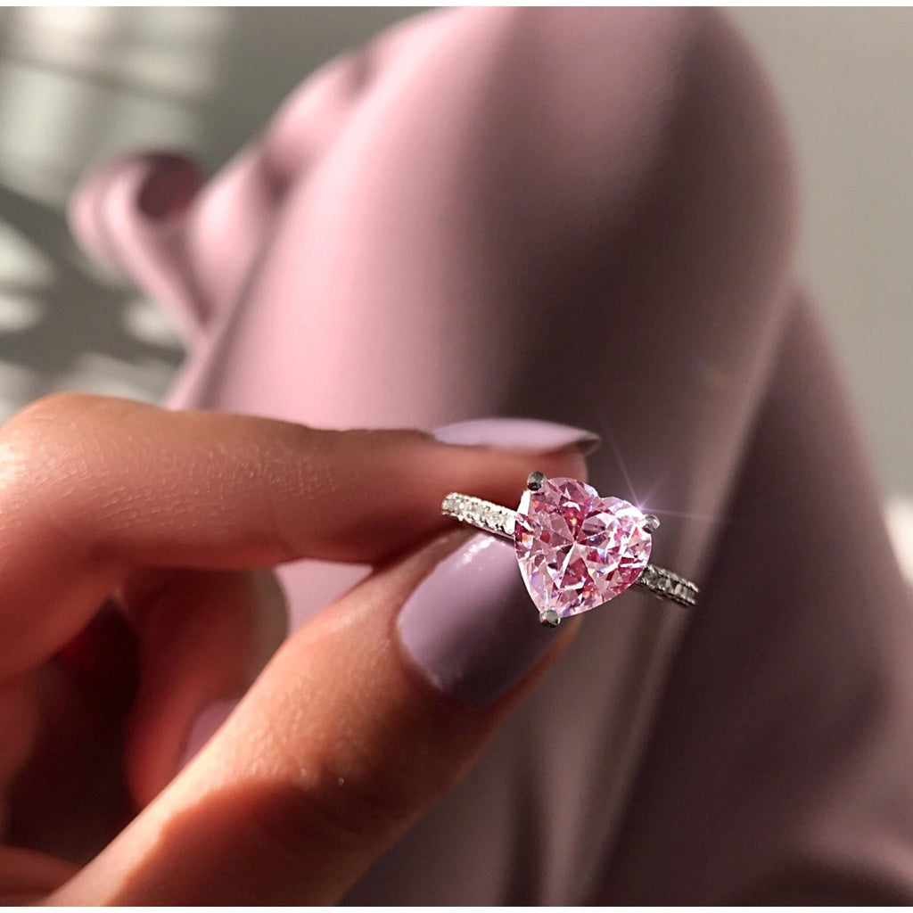 Heart Diamond Ring