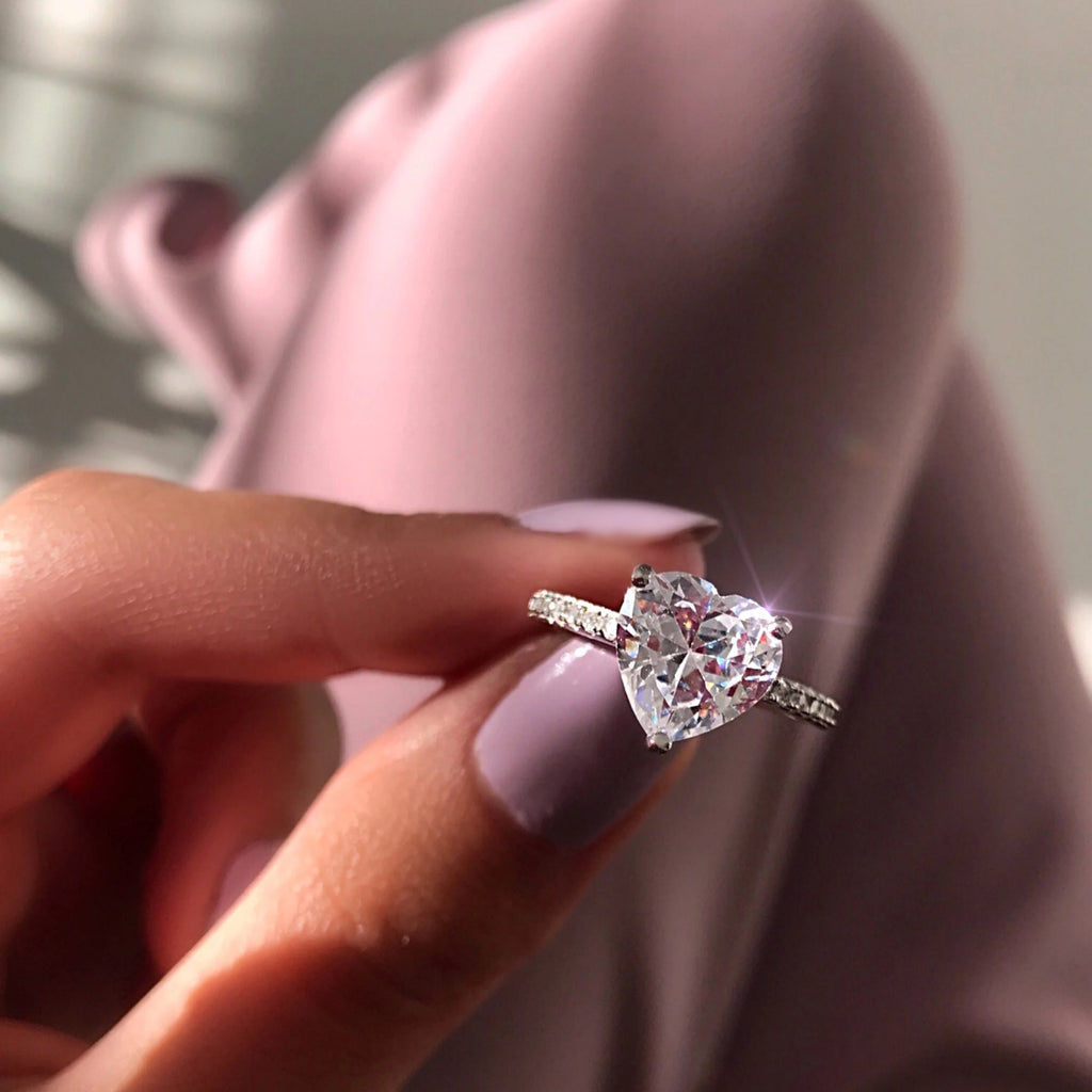 Heart Diamond Ring